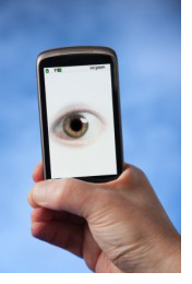 smart phone with eye